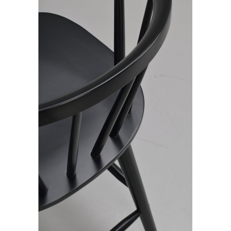 RO Carmen Bar Chair Black